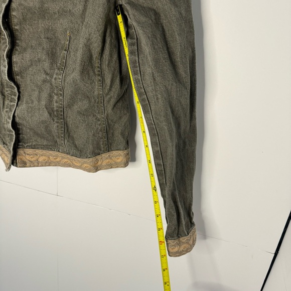 Willi Smith green denim jacket size s - Picture 4 of 6